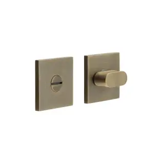 CR-801B7AB Frelan Hardware CRES Thumb Turn & Release (Square Rose) Antique Brass (SS316)
