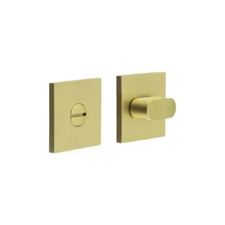CR-801B7SB Frelan Hardware CRES Thumb Turn & Release (Square Rose) Satin Brass (SS316)