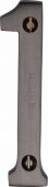 C1560 1-MB Heritage Brass Numeral 1 Face Fix 76mm (3") Matt Bronze Finish