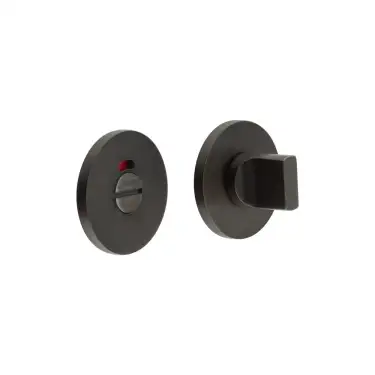 Click Here To Enlarge This Photo Of CR-802AJ7DB Frelan Hardware CRES Thumb Turn & Release (Round Rose) with Indicator Dark Bronze (SS316)