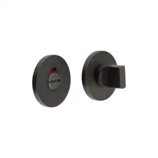 CR-802AJ7DB Frelan Hardware CRES Thumb Turn & Release (Round Rose) with Indicator Dark Bronze (SS316)