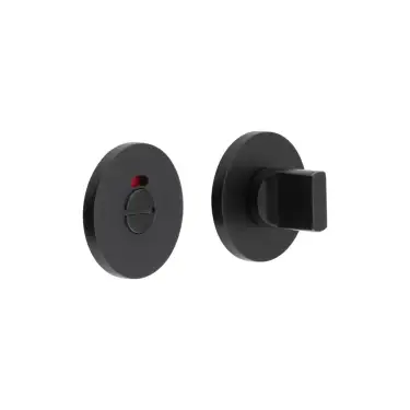 Click Here To Enlarge This Photo Of CR-802AJ7MB Frelan Hardware CRES Thumb Turn & Release (Round Rose) with Indicator Black (SS316)