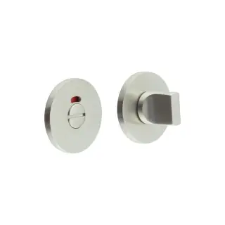 CR-802AJ7SSS Frelan Hardware CRES Thumb Turn & Release (Round Rose) with Indicator Satin Stainless Steel (SS316)