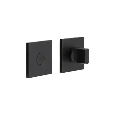 Click Here To Enlarge This Photo Of CR-802B7MB Frelan Hardware CRES Thumb Turn & Release (Square Rose) Black (SS316)