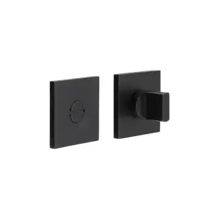 CR-802B7MB Frelan Hardware CRES Thumb Turn & Release (Square Rose) Black (SS316)