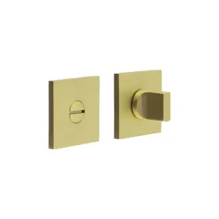CR-802B7SB Frelan Hardware CRES Thumb Turn & Release (Square Rose) Satin Brass (SS316)