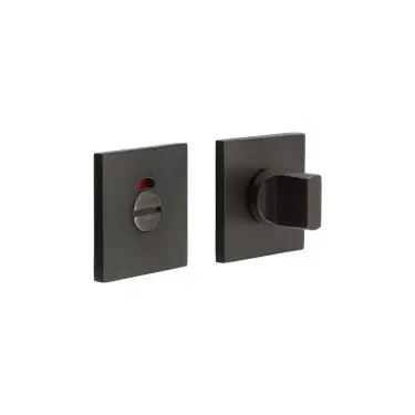 Click Here To Enlarge This Photo Of CR-802BK7DB Frelan Hardware CRES Thumb Turn & Release (Square Rose) with Indicator Dark Bronze (SS316)