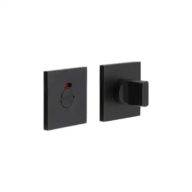 Click Here To Enlarge This Photo Of CR-802BK7MB Frelan Hardware CRES Thumb Turn & Release (Square Rose) with Indicator Black (SS316)