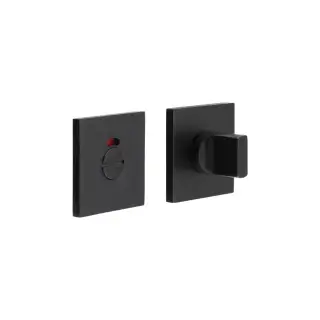CR-802BK7MB Frelan Hardware CRES Thumb Turn & Release (Square Rose) with Indicator Black (SS316)