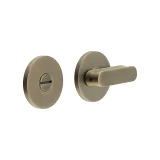 CR-803A7AB Frelan Hardware CRES Thumb Turn & Release (Round Rose) Antique Brass (SS316)