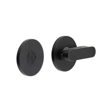 Click Here To Enlarge This Photo Of CR-803A7MB Frelan Hardware CRES Thumb Turn & Release (Round Rose) Black (SS316)