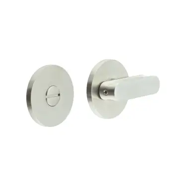 Click Here To Enlarge This Photo Of CR-803A7SSS Frelan Hardware CRES Thumb Turn & Release (Round Rose) Satin Stainless Steel (SS316)