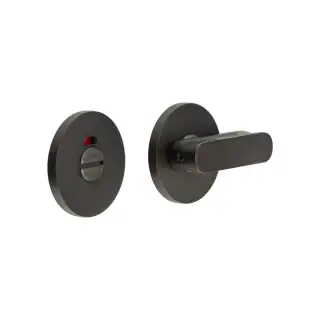 CR-803AJ7DB Frelan Hardware CRES Thumb Turn & Release (Round Rose) with Indicator Dark Bronze (SS316)