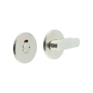 CR-803AJ7SSS Frelan Hardware CRES Thumb Turn & Release (Round Rose) with Indicator Satin Stainless Steel (SS316)