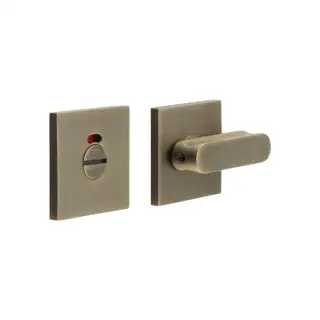 CR-803BK7AB Frelan Hardware CRES Thumb Turn & Release (Square Rose) with Indicator Antique Brass (SS316)
