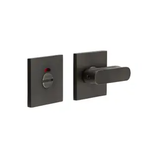 CR-803BK7DB Frelan Hardware CRES Thumb Turn & Release (Square Rose) with Indicator Dark Bronze (SS316)