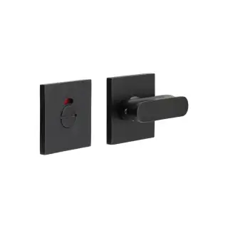 CR-803BK7MB Frelan Hardware CRES Thumb Turn & Release (Square Rose) with Indicator Black (SS316)