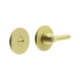 CR-804A7SB Frelan Hardware CRES DDA Thumb Turn & Release (Round Rose) Satin Brass (SS316)