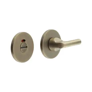 CR-804AJ7AB Frelan Hardware CRES DDA Thumb Turn & Release (Round Rose) with Indicator Antique Brass (SS316)