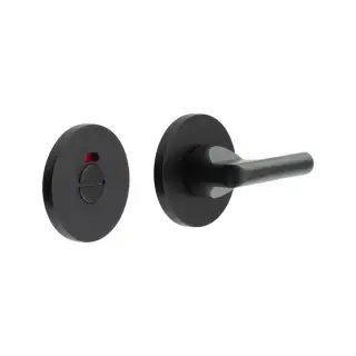 CR-804AJ7MB Frelan Hardware CRES DDA Thumb Turn & Release (Round Rose) with Indicator Black (SS316)