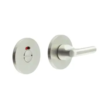Click Here To Enlarge This Photo Of CR-804AJ7SSS Frelan Hardware CRES DDA Thumb Turn & Release (Round Rose) with Indicator Satin Stainless Steel (SS316)