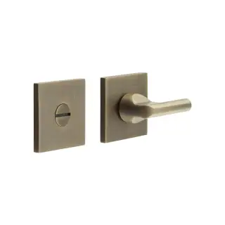 CR-804B7AB Frelan Hardware CRES DDA Thumb Turn & Release (Square Rose) Antique Brass (SS316)
