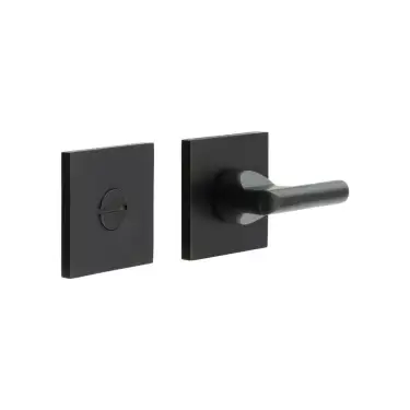Click Here To Enlarge This Photo Of CR-804B7MB Frelan Hardware CRES DDA Thumb Turn & Release (Square Rose) Black (SS316)