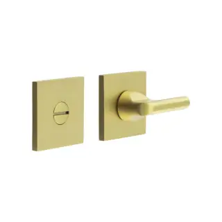 CR-804B7SB Frelan Hardware CRES DDA Thumb Turn & Release (Square Rose) Satin Brass (SS316)