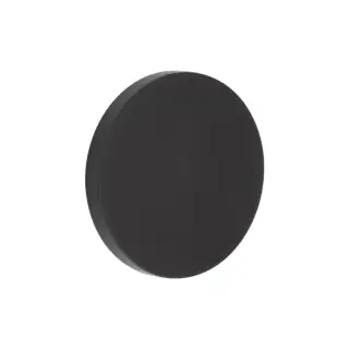 CR-N10MB Frelan Hardware CRES Blank (Round Rose) Escutcheon Cover Black (SS316)