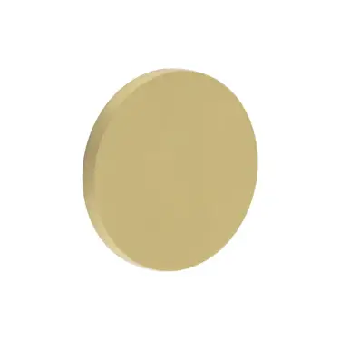 Click Here To Enlarge This Photo Of CR-N10SB Frelan Hardware CRES Blank (Round Rose) Escutcheon Cover Satin Brass (SS316)