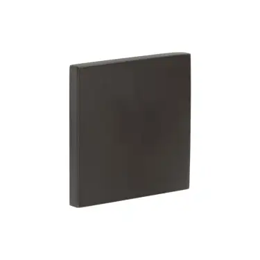 Click Here To Enlarge This Photo Of CR-O10DB Frelan Hardware CRES Blank (Square Rose) Escutcheon Cover Dark Bronze (SS316)