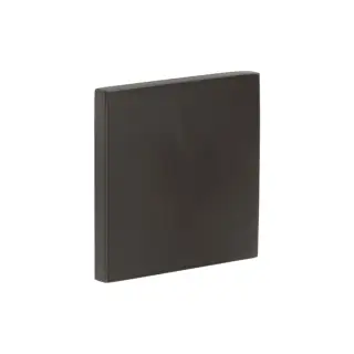 CR-O10DB Frelan Hardware CRES Blank (Square Rose) Escutcheon Cover Dark Bronze (SS316)