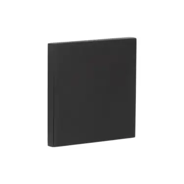 Click Here To Enlarge This Photo Of CR-O10MB Frelan Hardware CRES Blank (Square Rose) Escutcheon Cover Black (SS316)