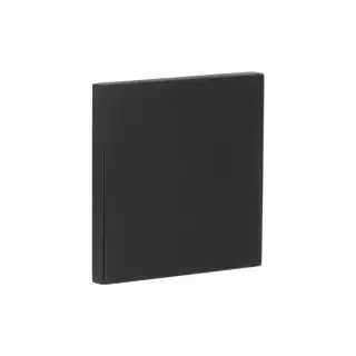 CR-O10MB Frelan Hardware CRES Blank (Square Rose) Escutcheon Cover Black (SS316)