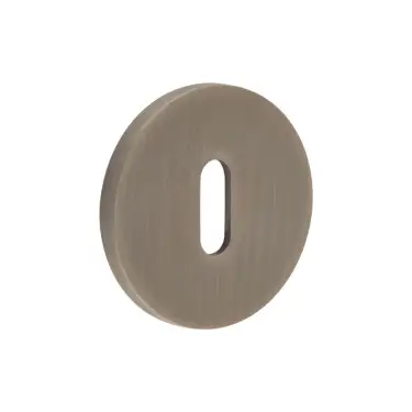 Click Here To Enlarge This Photo Of CR-R10AB Frelan Hardware CRES Standard Keyway (Round Rose) Escutcheon Antique Brass (SS316)