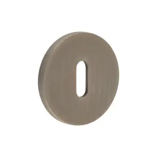CR-R10AB Frelan Hardware CRES Standard Keyway (Round Rose) Escutcheon Antique Brass (SS316)