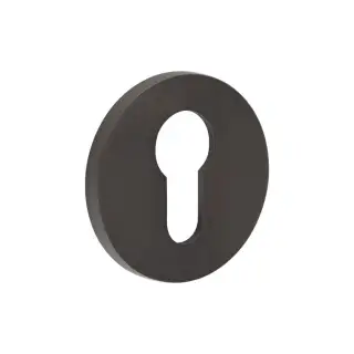 CR-S10DB Frelan Hardware CRES Euro Keyway (Round Rose) Escutcheon Dark Bronze (SS316)