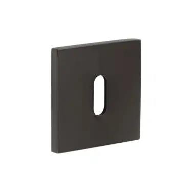 Click Here To Enlarge This Photo Of CR-T10DB Frelan Hardware CRES Standard Keyway (Square Rose) Escutcheon Dark Bronze (SS316)