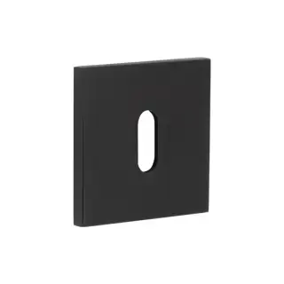 CR-T10MB Frelan Hardware CRES Standard Keyway (Square Rose) Escutcheon Black (SS316)