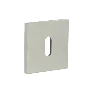 Click Here To Enlarge This Photo Of CR-T10SSS Frelan Hardware CRES Standard Keyway (Square Rose) Escutcheon Satin Stainless Steel (SS316)