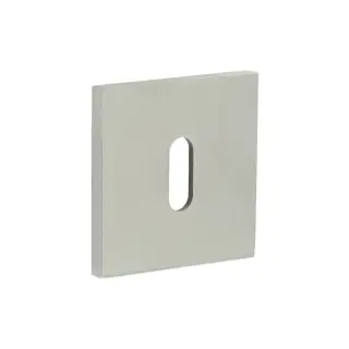 CR-T10SSS Frelan Hardware CRES Standard Keyway (Square Rose) Escutcheon Satin Stainless Steel (SS316)