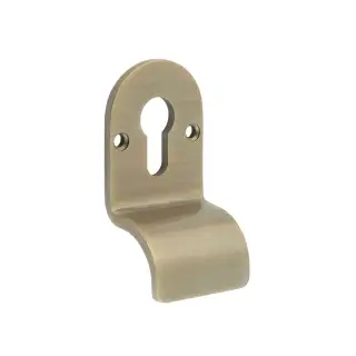 CRES1601AB Frelan Hardware CRES (Face Fixed) Euro Profile Cylinder Pull Antique Brass (SS316)