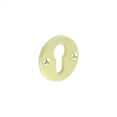 Click Here To Enlarge This Photo Of CRES1651SB Frelan Hardware CRES (Face Fixed) Euro Escutcheon Satin Brass (SS316)