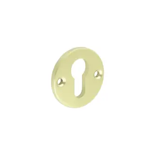 CRES1651SB Frelan Hardware CRES (Face Fixed) Euro Escutcheon Satin Brass (SS316)