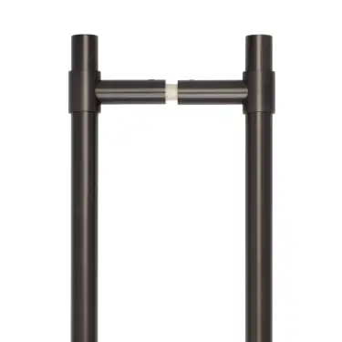Click Here To Enlarge This Photo Of CRES3001DBB2B Frelan Hardware CRES 425mm (Back to Back) T-Bar Pull Handles Dark Bronze (SS316)