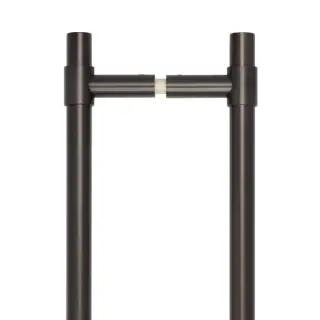 CRES3001DBB2B Frelan Hardware CRES 425mm (Back to Back) T-Bar Pull Handles Dark Bronze (SS316)