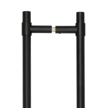 Click Here To Enlarge This Photo Of CRES3001MBB2B Frelan Hardware CRES 425mm (Back to Back) T-Bar Pull Handles Black (SS316)