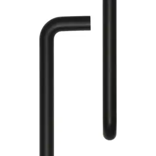 CRES3002MBFF Frelan Hardware CRES 425mm (Face Fix) D Shape Pull Handle Black (SS316)