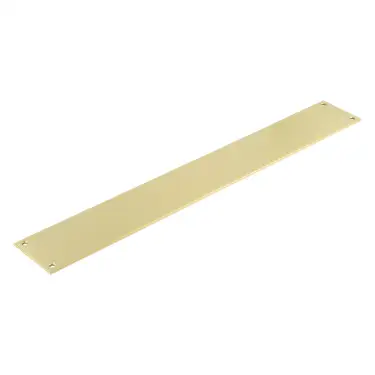 Click Here To Enlarge This Photo Of CRES3501SB Frelan Hardware CRES 540mm x 70mm Finger Plate Satin Brass (SS316)