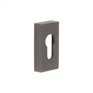 Click Here To Enlarge This Photo Of CRES404DB Frelan Hardware CRES (Rectangular) Euro Profile Escutcheon Dark Bronze (SS316)